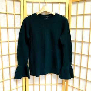 Club Monaco flare sleeved knit sweater